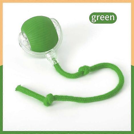 Jouet interactif pour chat, balle à roulement automatique, fausse queue rechargeable, jouet électrique intelligent pour animal de compagnie, chien c (1/5)