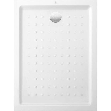 O.novo, Receveurs de douche rectangulaires, 1200 x 900 x 60 mm, Profondeur: 30 mm, Rectangulaire, en céramique, à poser ou à encastrer à fleur, sur pieds ou à poser, Céramiqueavec pastilles et surface
