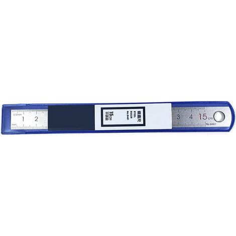 Règle en acier inoxydable, 15 cm, 20 30 outil de mesure métal (1/5)