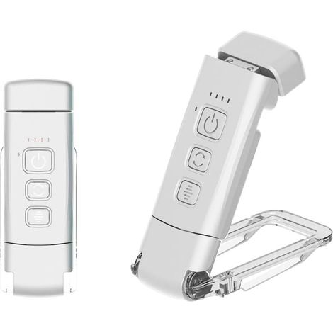 UlisemMini Clip-on Augenschutz Leselicht, tragbar, leicht und wiederaufladbar, flexible Leselampe mit 3 Lichtfarben, geeignet zum Lesen in der Nacht im Bett (1/4)