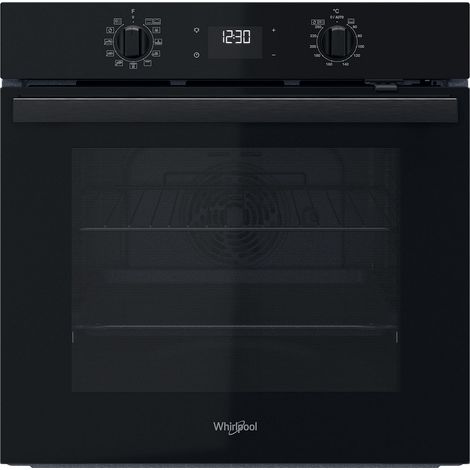 WHIRLPOOL Four encastrable pyrolyse OMR58RR1B, 71 litres, Pack FlexiClean, Rail