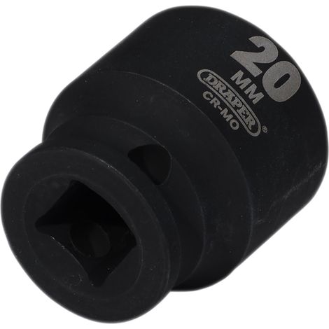 Draper 20168 Draper Hi-TORQ Impact Socket, 3/4"" Sq. Dr., 20mm