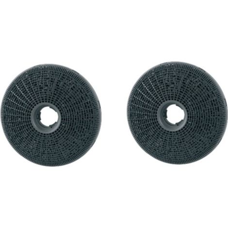 Ersatzteil - 2 Kohlefilter BEST Typ190 - - CANDY, FAURE, ELECTROLUX, ARTHUR MARTIN ELECTROLUX, ROSIERES, SAUTER, BOSCH, BRANDT, ARTHUR MARTIN, FAGOR, ZANUSSI, VIVA, RADIOLA, AIRLUX, SIEMENS, DE DIETR
