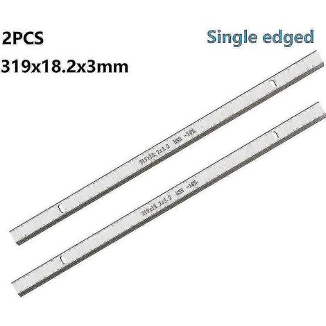 lames de rabot HSS à un seul tranchant, 319 x 18,2 x 3,2 mm, pour raboteuses Jet JWP-12, Cobra, GMC, Ryobi AP13, MA1931, CT-340-YUYU