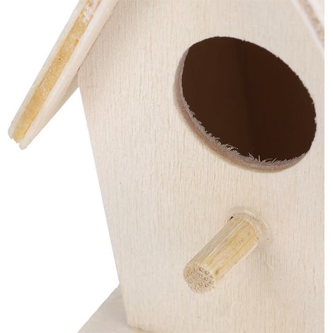 Maison à Oiseaux en Bois Innovante - 4 Pièces pour Décor de Jardin et Cour (1/5)
