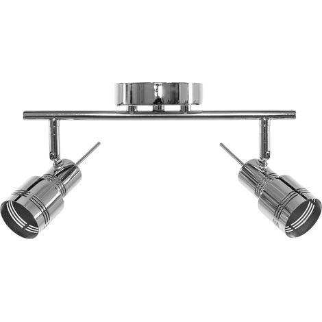 PLAFONIERA APP746-2C SPOTLIGHT 2 CROMO 2-PUNTI LUCE GU-10 18X36CM