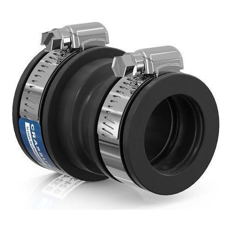 CR Adapterkupplung CAC 0401, bis 0,6 bar (32-40mm auf 24-32mm), TPE / V2A (1/3)