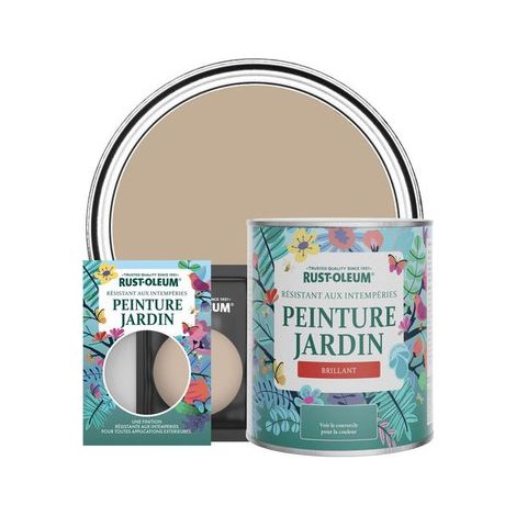 Rust-Oleum Peinture de jardin brillante - Caramel Salé (1/3)