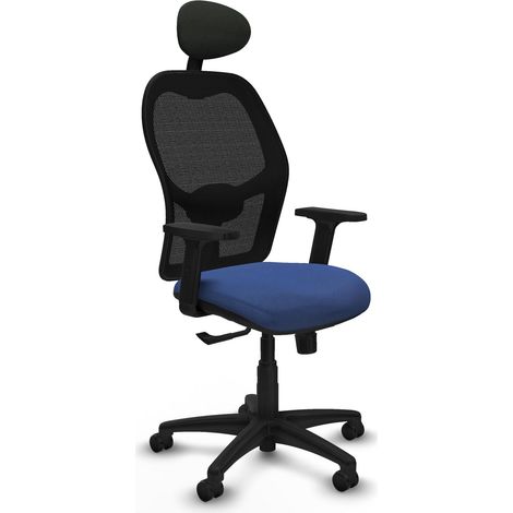 Silla de oficina piqueras y crespo Alocén negro soporte lumbar (1/2)