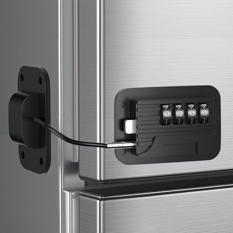 Serrure Numérique Miniature Sécurisée pour Réfrigérateur, Armoire, Tiroir et Fenêtre – Facile à Installer et À Utiliser (1/4)
