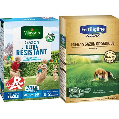 Gazon Ultra Résistant, Vert, 1 kg (1/5)