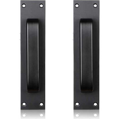 Poignée de porte coulissante noire pour cuisine/mobilier/armoire/armoire/poignée de tiroir pour foulards de porte de grange