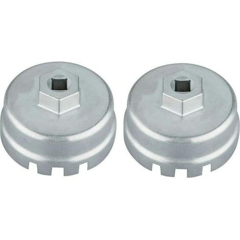 2 PCS Clé de Couvercle de Filtre à Huile 65mm / 14 Coin Pour Toyota, Lexus, Camry, RAV4, Hanlanda et Autres Véhicules (1/5)