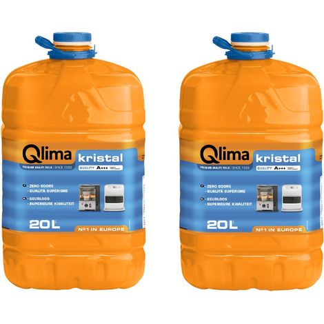 Qlima Kristal Combustibile Per Stufe Portatili Inodore Duo Pack (1/4)
