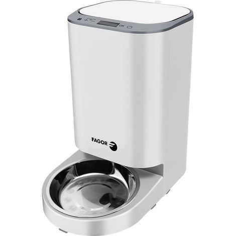 Distributeur automatique en acier inoxydable avec 2 compartiments (1/2)