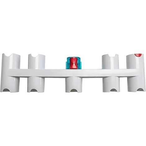 Zubehörset für Dyson Akku-Staubsauger V7 bis V15 (Bürste, Düse, Halterung) – 1-teilig, weiß (1/4)