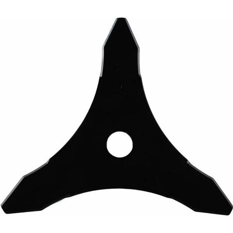 Vie Lame de déoussailleuse à trois dents, Tranchant de 255 mm, Alésage : 25,4 mm (1/5)