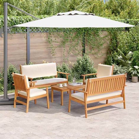 Gartensofa-set 5 pcs Braun Massivholz Akazie (1/5)