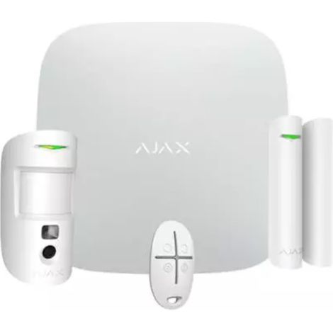 KIT DE INICIO DE SEGURIDAD DE ALARMA CAM/PLUS BLANCO 38174 AJAX