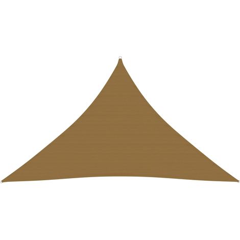 Vela de sombra 160 g/m² color topo 25 x 25 x 35 m HDPE 020009295