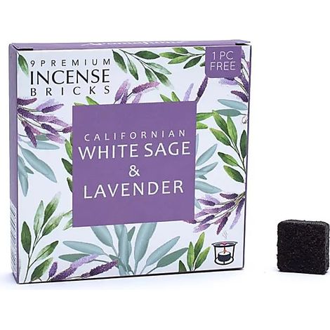 Bastoncini di incenso senza fumo - Salvia bianca e lavanda