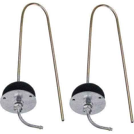 2 tubes de support métalliques pour réservoir de carburant de voiture, pour chauffage, 60 cm de long, diamètre extérieur 5 mm - Bon état (1/5)