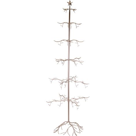 Albero Espositore di Natale in Metallo rame cm 73x73xh200