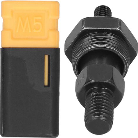 Tête de Pistolet à Riveter M5, Tête de Pose D'écrou à Rivet Manuel, Mandrin Fileté en Acier Allié pour Fournitures Industrielles (1/5)
