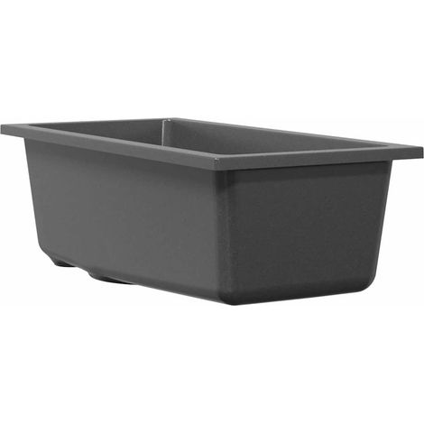 Maison Exclusive - Lavello da cucina Grigio 21 x 44 x 14 cm Granito (1/5)