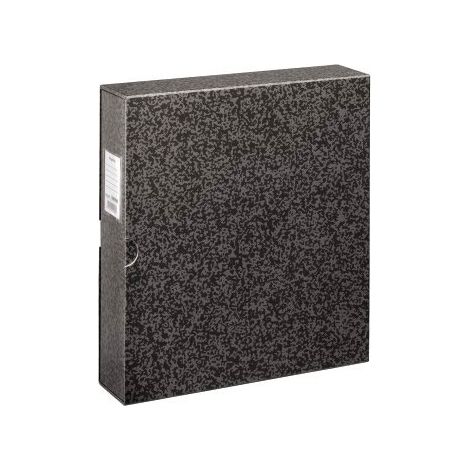 Classeur à anneaux pour négatifs - HAMA - 29x32,5 cm - Noir marbré - Finition aspect toile - Avec cache