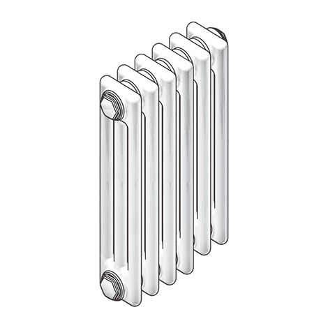 Radiatore tubolare in acciaio 3 colonne zehnder charleston mod. 3087 10 ElementiZEHND