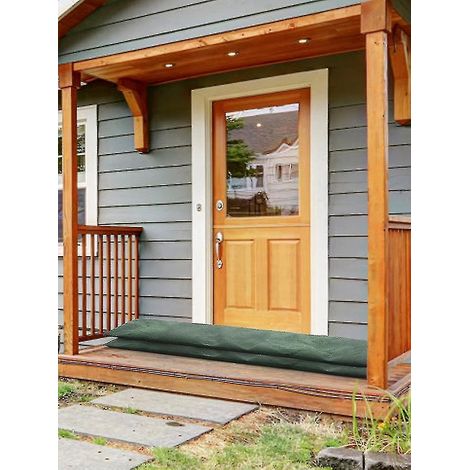 Sac anti-inondation activé par l'eau - Durable, réutilisable et absorbant - Protection contre les inondations de sous-sol et garage - 30 x 70 cm - Vert (1/5)