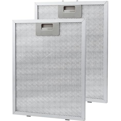 Cartuchos de filtro de repuesto para campanas extractoras con filtros de grasa de aluminio, 320 x 260 mm (2 piezas)