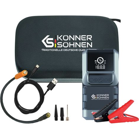 Carica batteria per auto con compressore KS JSP-1300 Könner & Söhnen 16000 mAh (1/5)