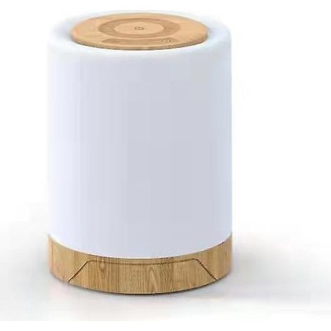 Lampe de chevet LED tactile à intensité variable, veilleuse rechargeable par USB, 7 couleurs (1/5)