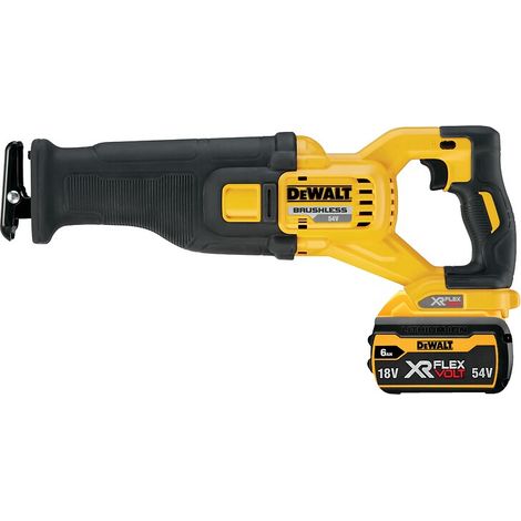 Dewalt – Scie sabre 54V avec 2 batteries 2.0Ah – Moteur Brushless pour coupe nette – Coffret TSTAK – DCS389T2QW (1/10)