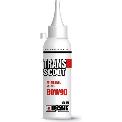 Aceite para engranajes Ipone 80W90 Trans Scoot 125ml para scooters de 2T y 4T. Calidad garantizada.