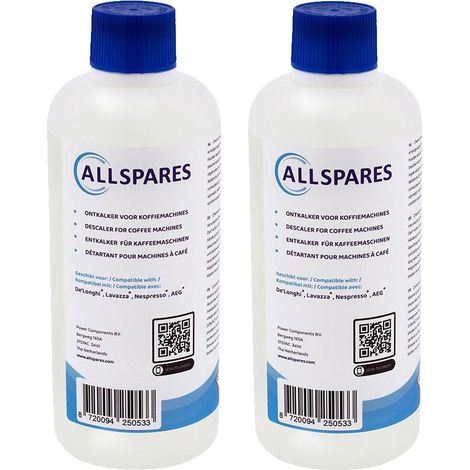 2 descalcificadores líquidos AEG / Electrolux / Zanussi M3BICD200 (500 ml) de AllSpares (1/5)