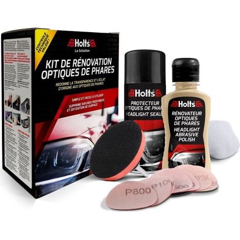 HOLTS Kit Renovateur doptique de phare