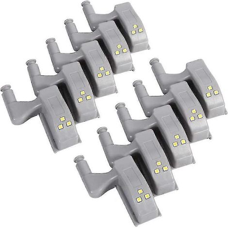 10 Stück LED-Schrankleuchten, universell, mit Scharniersensor, Küchenbeleuchtung-Warm White (1/5)