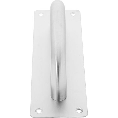 Steel Brushed Handle Heavy Plate Small Steel Door Duty Fire Pull Push
