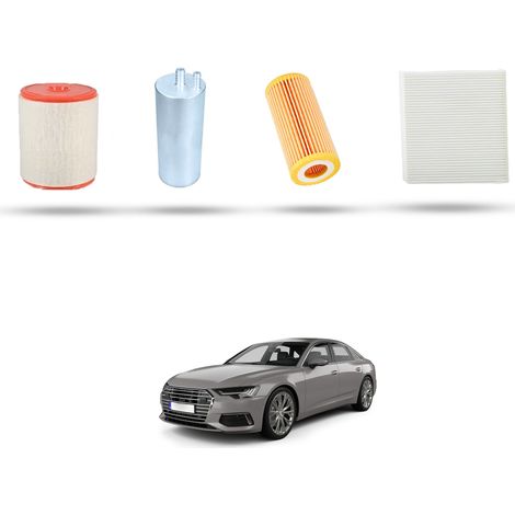 Kit Tagliando 4 filtri compatibile con Audi A6 (C8) 50 TDI Mild Hybrid quattro 210kw dal 2018 (1/5)