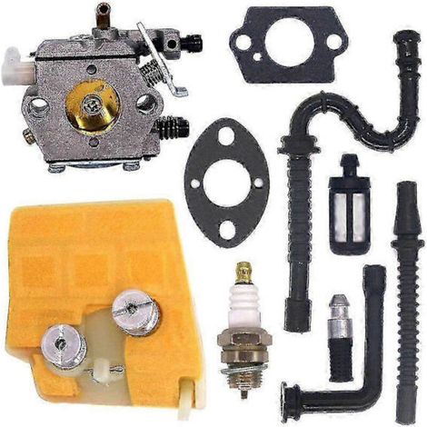 Das Stihl 024 026 MS240 MS260 Ausbauset beinhaltet einen Vergaser und einen Luftfilter.