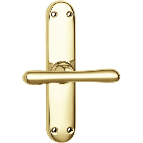 GRUNDMANN Fenstergriff ELEGANT 520 - gerade, 7x35, Messing poliert