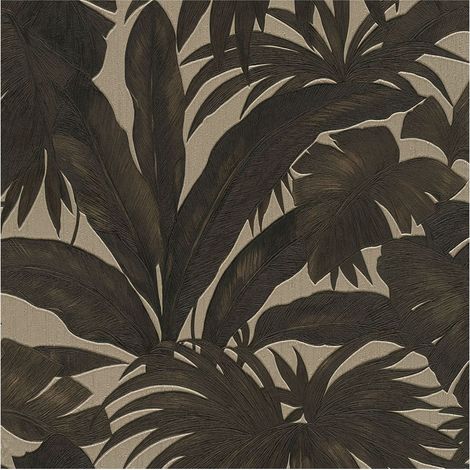 Exclusive luxury wallpaper wall Profhome 962401 non-woven wallpaper slightly textured design shiny brown black 7.035 m2 (75 ft2) (1/5)