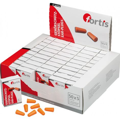 Tappi Per Le Orecchie Box 50X5 Coppie Fortis