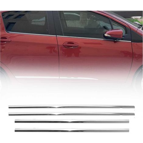 Garniture de Fenêtre pour Toyota Yaris HB 2012-2020 Acier Inox 4Pcs (1/5)