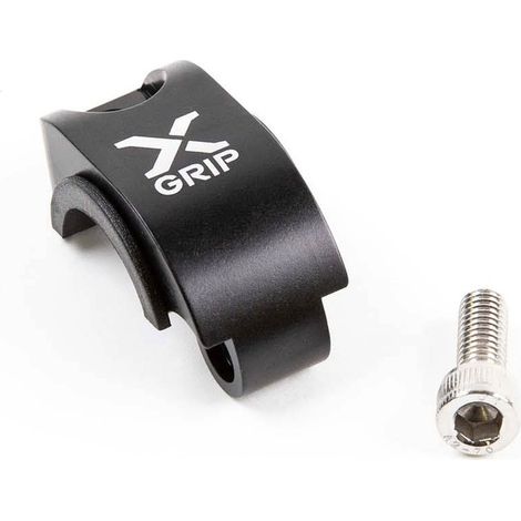 ABRAZADERA ROTATIVA X-GRIP - MONTAJE DE BOMBA (IMPIDE LA FIJACIÓN) PARA CILINDRO MAESTRO DE FRENO Y EMBRAGUE BRAKTEC HUSQVARNA, GASGAS, NEGRA (1/3)