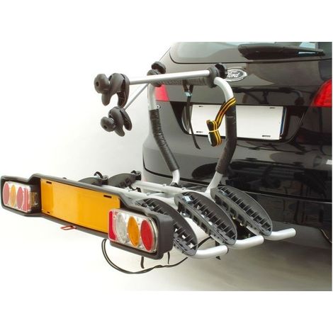 Porte-vélos sur attelage inclinable 3 vélos 17 kg par vélo – 11102031 – Acier robuste pour transport sécurisé – Accès facile au coffre (1/4)