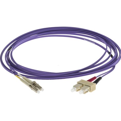 Câble fibre optique RS PRO 5m Avec connecteur / SC, OM3 Multi-mode ( Prix pour 1 )